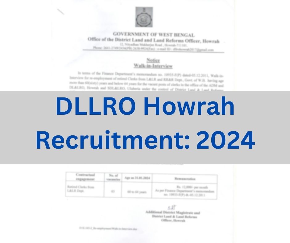 DLLRO Howrah Recruitment